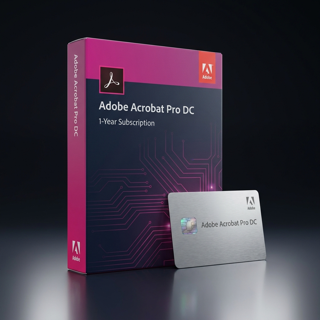 Adobe Acrobat Pro DC 1-Year Subscription License Key