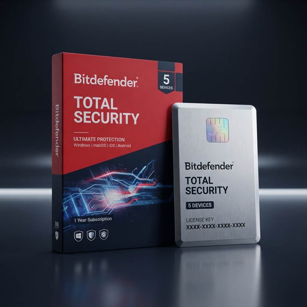 Bitdefender Total Security 5 Devices 1-Year License Key